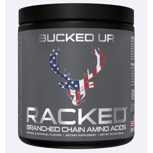 Bucked Up, Racked BCAA, Rocket Pop (Голубая малина, лайм, вишня), 10.9 oz (309 g)